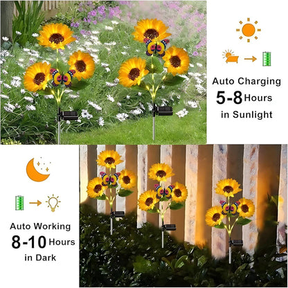 Kaimray™ Solar Sunflower LED Lights