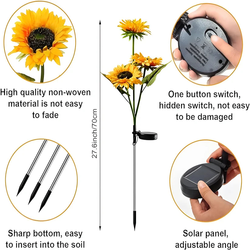 Kaimray™ Solar Sunflower LED Lights